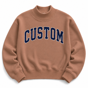 Fabricante y proveedor mayorista de sudaderas de cuello alto de mezcla de algodón suave para niñas pequeñas, ropa informal de manga larga para niños - Product Image 1