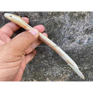 Chausse-pied en corne de taureau sculpté de qualité supérieure, fait à la main, écologique, durable, manche long, élégant, confortable, artisanat naturel, outil d'aide à l'enfilage des chaussures - Product Image 5