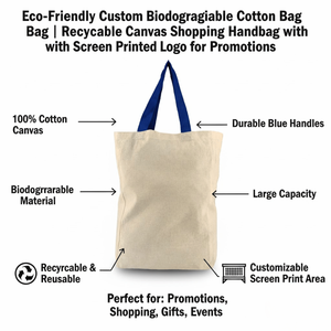 Wholesale <b>Large</b> Organic Cotton <b>Canvas</b> Handled Tote Bag Biodegradable Custom Logo Grocery Shopper Gusset Storage Eco Promo Carry - Product Image 6