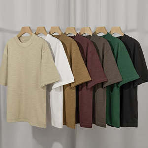 T-shirt à capuche en molleton polyester/coton 310G pour homme, coupe classique, manches régulières, design vierge, personnalisable, doux et confortable, OEM - Product Image 6