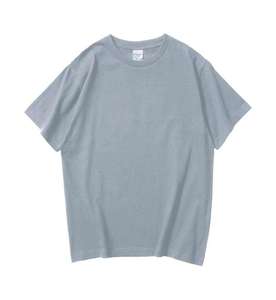 Oversized Heavyweight Men Cotton T Shirt Custom Logo Printing Crew Neck Streetwear Casual T Shirt Plus Size OEM - Product Image 2