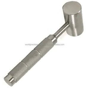 Marteau chirurgical 38 mm à tête en laiton et manche en aluminium, instrument orthopédique ciseau à os, ostéotome, certifié CE Classe I, manuel - Product Image 4