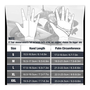 Gants de moto d'hiver coupe-vent unisexes, durables, antidérapants, compatibles avec les écrans tactiles, en cuir, pour la conduite par temps froid - Product Image 3