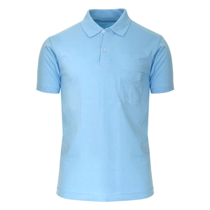Summer Golf T Shirt 100% Cotton Casual Short Sleeve Polo T-Shirt for Men Printed polo shirt - Product Image 3