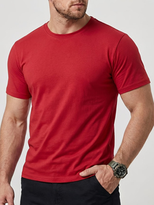 Camiseta Deportiva de Secado Rápido, Corte Regular, Cuello Redondo, Tejido de Poliéster con Logotipo Frontal, Calidad Superior, Azul, Manga Corta para Hombre - Product Image 4