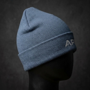 Men's Blue Beanie Hat Knit Cuffed <b>Winter</b> <b>Cap</b> Streetwear Unisex Custom Logo Wholesale Fashion - Product Image 3