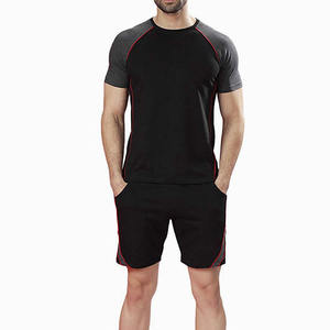 ชุดเซ็ตเสื้อยืดและกางเกงขาสั้นลำลองสำหรับผู้ชายสไตล์ลำลอง ผลิตโดย OEM ผ้าฝ้าย 100% ชุดแฟชั่นผู้ชายแบบเรียบง่าย - Product Image 6
