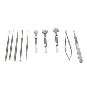 Kit de curettes pour chalazion en acier inoxydable, instrument chirurgical ophtalmique pour interventions oculaires et usage clinique - Product Image 2