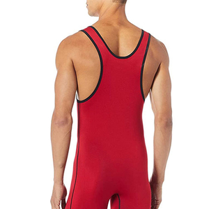 Combinaison de lutte professionnelle pour hommes, design personnalisé, extensible, en spandex/polyester, respirante, durable, de haute qualité, coupe ajustée, pour adultes - Product Image 3