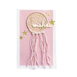 Décoration murale moderne en macramé de qualité industrielle, écologique, pour chambre à coucher, décoration de Noël, faite à la main, emballage en une seule pièce - Product Image 1