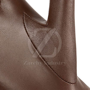 Gants en cuir pour homme, coupe basse, antidérapants, avec sangle de poignet réglable, en cuir souple de qualité supérieure, compatibles écran tactile, pour la conduite et les activités de plein air - Product Image 4