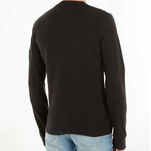 T-shirts classiques pour hommes à manches longues, confectionnés en tissu de coton doux, respirant et confortable pour un usage quotidien et un style décontracté. - Product Image 6