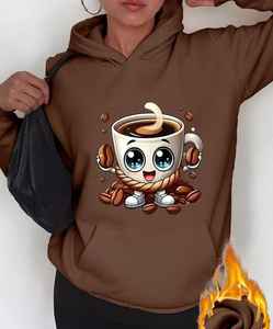 Sweat à capuche d'hiver pour femme, élégant et confortable, parfait pour l'hiver, tendance et pratique à porter - Product Image 2