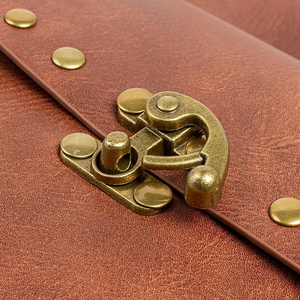 Durable Vintage Leather Hunting <b>Pouch</b> with Secure Hasp Closure Detachable <b>Belt</b> and Unisex Style for Outdoor Adventures - Product Image 6