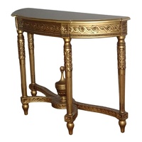 Table console antique Table d'entrée de province française Table d'entrée en bois massif pour meubles de salon de luxe et meubles d'hôtel