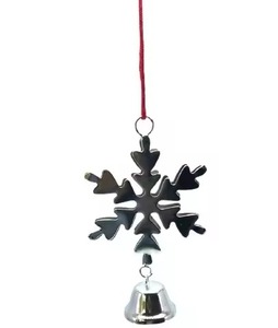 Ornement de cloche suspendue de luxe en métal pour la décoration de l'arbre de Noël - Product Image 6