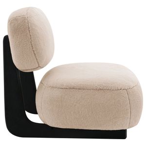 Phia Camel <b>Upholstered</b> Armless Accent <b>Chair</b> for Living Room - Product Image 5