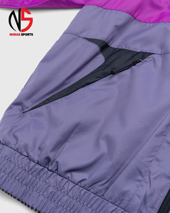 ชุดแจ็คเก็ตกันลมไนลอนแบบยูนิเซ็กซ์ปรับแต่งได้และกางเกงขาสั้นวิ่งออกกำลังกาย ชุดลำลอง 2 ชิ้น สำหรับออกกำลังกายและฟิตเนสสำหรับผู้ชาย ฤดูหนาว ไซส์พลัส2026 - Product Image 4