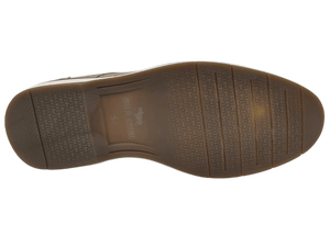 Chaussures habillées beiges pour hommes, style Oxford à lacets, bout rond, respirantes, semelle extérieure en caoutchouc amorti, semelle intermédiaire en EVA, décontractées, toutes saisons - Product Image 4