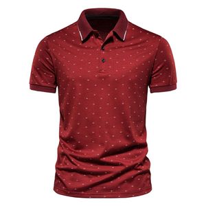 เสื้อโปโลผู้ชายผ้าฝ้ายแขนสั้นทรงปกติ คุณภาพดี รับผลิตตามแบบ OEM พร้อมสกรีนโลโก้และปรับขนาดได้ - Product Image 5