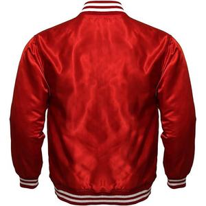 Vêtements personnalisés imperméable décontracté veste unie classique décontracté résistant à l'eau Varsity manteau Satin vestes hommes et femmes - Product Image 2