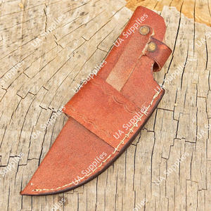 ซองใส่มีดหนังวัวแท้คุณภาพสูงเย็บมือแบบ OEM พร้อมห่วงเข็มขัด สำหรับล่าสัตว์ เอาตัวรอด ตั้งแคมป์ ใช้ในยุทธวิธี EDC  ขั้นต่ำในการสั่งซื้อน้อย - Product Image 2