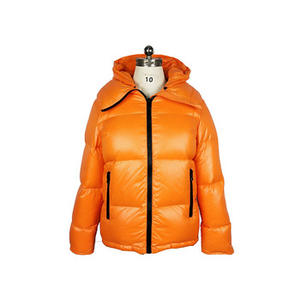 Veste polaire oversize pour femme avec logo personnalisé, fermeture éclair, capuche, manches bouffantes courtes, pull en polaire pour femme - Product Image 4