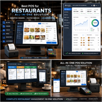 Meilleur système de point de vente pour les restaurants |   Système complet tout-en-un |   Facturation des commandes et inventaire |   Solution haute performance