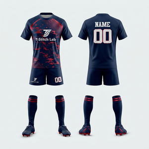 Uniforme de rugby pour hommes à prix raisonnable, méthode d'impression par transfert thermique, uniforme à manches courtes, toutes saisons, prix de gros - Product Image 3