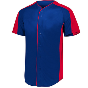 Camiseta de Béisbol de Manga Corta para Hombre, de Poliéster Estampado, Color Personalizado, Talla Grande, Transpirable, Antibacteriana, Anti-UV, de Secado Rápido - Product Image 1