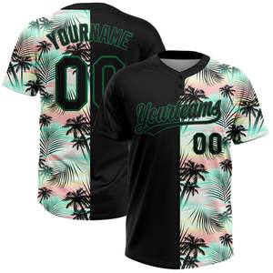 เสื้อกีฬาโพลีเอสเตอร์ 100% พิมพ์ลายแบบกำหนดเอง พร้อมชื่อ หมายเลข ชื่อทีม หมายเลขทีม แบบไม่มีปก แขนสั้น ชุดทีม - Product Image 1
