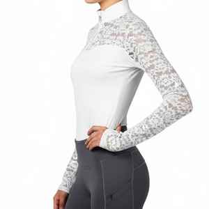 เสื้อเบสเลเยอร์สำหรับขี่ม้าผู้หญิงแฟชั่นยอดนิยม ดีไซน์ล่าสุด แขนยาว ขายดี - Product Image 3