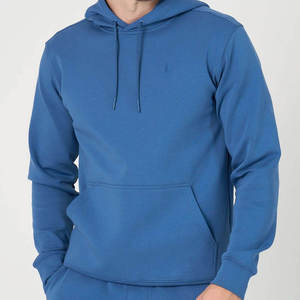 Ensemble de survêtement deux pièces slim fit pour homme, ensemble jogging OEM ODM, tenue d'entraînement à capuche, couleur unie, imprimé automne, vêtements de sport pour homme - Product Image 2