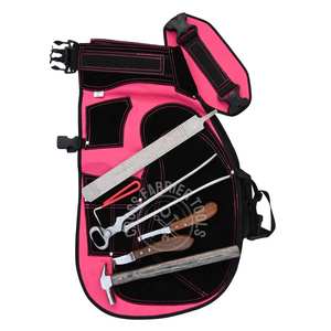 Kit de Herramientas para Herradores Equinos para el Recorte y Acabado de Pezuñas con Cuchillo de Pezuña de Bucle, Alicates Largos para Pezuñas, Lima de Pezuñas, Martillo para Clavos - Product Image 1