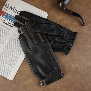 Gants de conduite en cuir véritable personnalisés pour hommes, gants de course vintage perforés, gants de conduite respirants sans doigts - Product Image 4