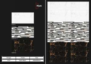 Elegantes azulejos de porcelana mate con acabado satinado de 300x600 mm diseñados para complementar la arquitectura moderna con una composición robusta y un aspecto sereno. - Product Image 2