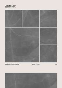 Baldosa de porcelana de 600x600 mm con textura mate tallada, diseñada para proporcionar detalles de relieve subtil y un diseño arquitectónico equilibrado. - Product Image 3