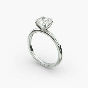 Timeless 925 Sterling <b>Silver</b> Round Brilliant Cut Moissanite Solitaire <b>Ring</b> Luxury Wedding Jewelry Engagement Gift Collection - Product Image 2