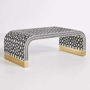 ฐานวางเค้กงานฝีมือคุณภาพพรีเมียม รักษ์โลก ตกแต่งด้วยกระดูกแท้ รูปทรงไม่สมมาตร ทำความสะอาดด้วยมือเท่านั้น 1 ชิ้น อุปกรณ์ทำเค้ก - Product Image 1