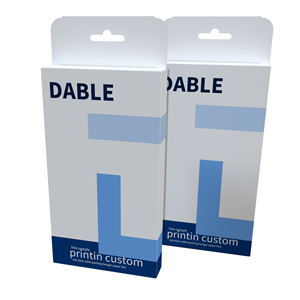 Boîte en papier personnalisée pour câble de données USB Type-C avec support de suspension, échantillon gratuit disponible - Product Image 6