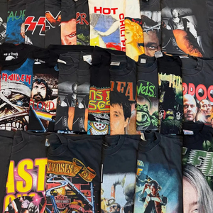 Camisetas Vintage de los 90 con Estampados de Bandas Musicales Pop, Disponibles en Grandes Cantidades, de Segunda Mano, Ropa Usada de Estados Unidos, Camisetas de Algodón de Verano - Product Image 1
