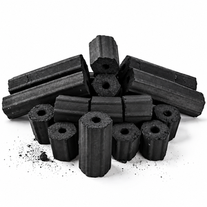 Briquettes de charbon de bois hexagonales en coque de noix de coco Cocotronics Energy, 75 % de carbone fixe, 5100-7500 Kcal/kg, longue durée de combustion, combustible pour barbecue - Product Image 3