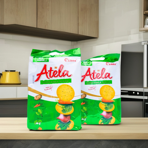 Venta al por mayor ODM Vegetal Crackers 228G Salado Dulce Sabor Caja de bolsitas - Product Image 1