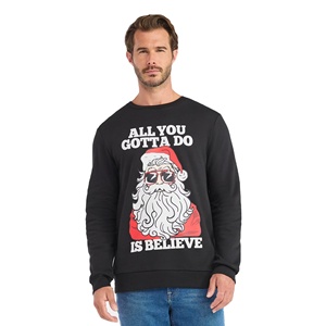 Sudadera de Invierno 2026 de Alta Calidad, Personalizable, para Hombre, Cuello Redondo, Corte Ajustado, Tejida, 100% Algodón, Cómoda, Talla Grande - Product Image 4