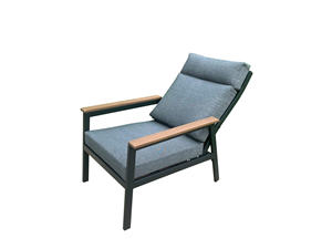 Elegante Juego de Sofás de Madera de Acacia para Exteriores - Asientos Ajustables, Ecológico, Duradero, Ligero y Cómodo - Product Image 3