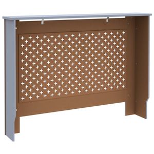Cache-radiateur en MDF anthracite 44,1''x7,5''x32,1'' Accessoire de mobilier - Product Image 5