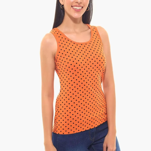Nuevo Diseño, Venta al por Mayor, Logotipo Personalizado, Ropa de Verano para Mujer, Transpirable, Camiseta Deportiva para Chicas, Camiseta sin Mangas de Algodón Orgánico para Mujer - Product Image 4