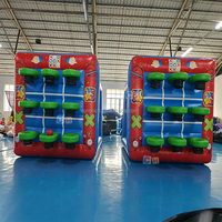 Paniers de basket-ball commerciaux gonflables, supports de basket-ball gonflables, jeux de tir au basket-ball gonflables pour divertissement extérieur