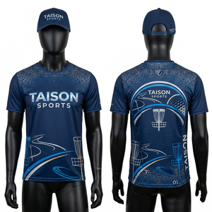 Maillot de golf pour hommes, tissu polyester respirant 150 GSM, design à panneaux vert, noir et orange, impression de logo personnalisée par sublimation intégrale - Product Image 4