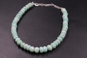 Amazonite Faceted Rondelle <b>Bracelet</b> 6.5mm Amazonite <b>Bracelet</b> <b>Bracelet</b> for Women Gift for Her Natural Amazonite <b>Beads</b> Minimalist - Product Image 4